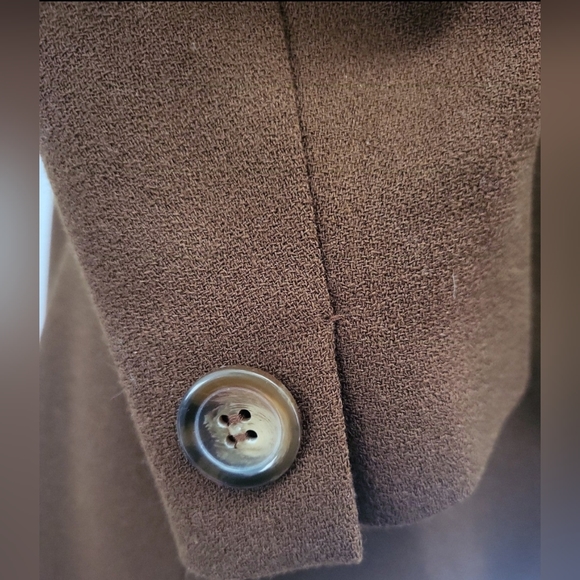 Jones New York women's blazer jacket brown wool size 10 - Picture 8 of 10